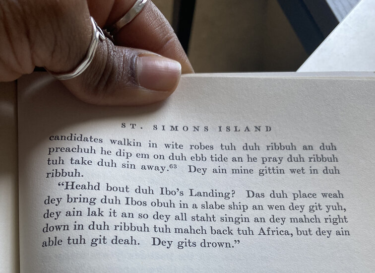 Drums and Shadow on Igbo Landing